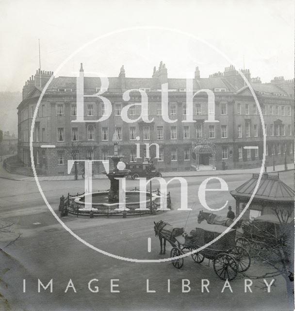 Pulteney Hotel from Laura Place, Bath c.1912