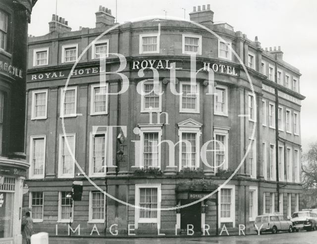 Royal Hotel, Railway Place, Bath 1963