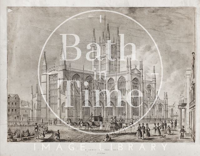 The Abbey Church, Bath, N.E. View c.1836