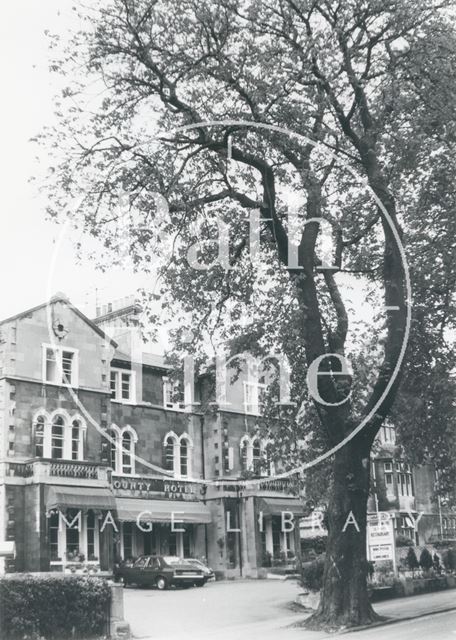 The County Hotel, Pulteney Road, Bath 1981