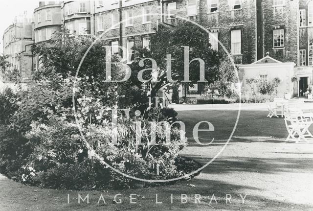 Royal Crescent Hotel, Bath garden 1991