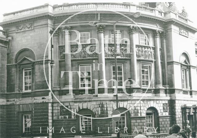 Guildhall from the north (Old Technical School), Bath c.1980?