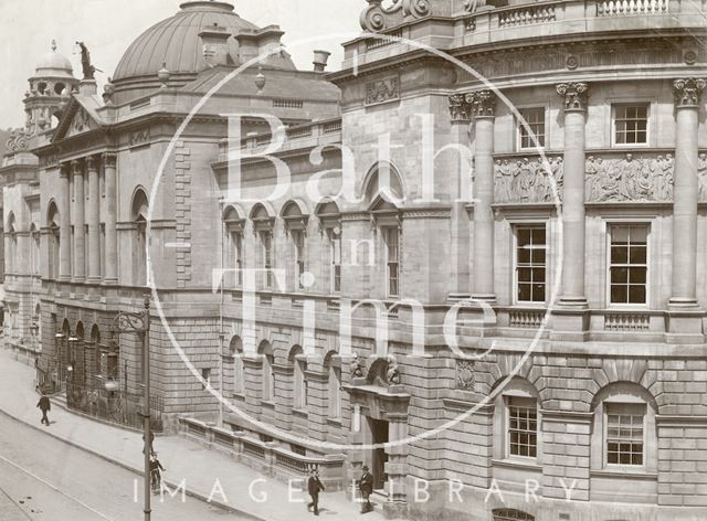 Guildhall, High Street facade, Bath c.1910