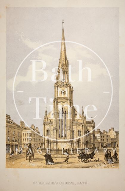 St. Michael's Church, Bath 1870