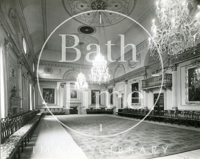 The Guildhall Banqueting Room, Bath c.1950?