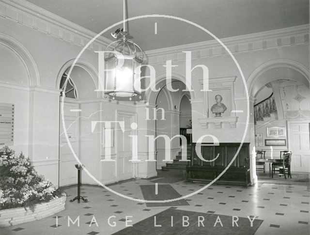 Guildhall entrance hall, Bath 1982