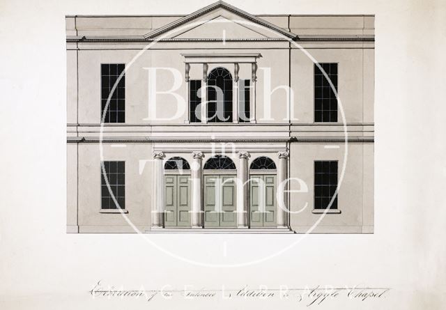 Elevation of the Intended Addition to Argyle Chapel, Bath c.1804-1820