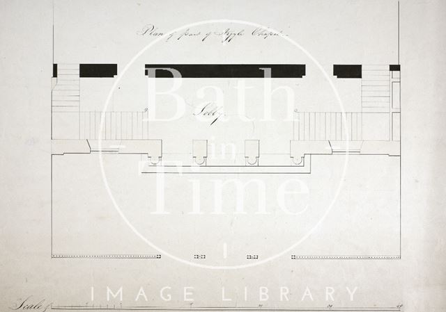 Plan of part of intended addition to Argyle Chapel, Bath c.1804-1820