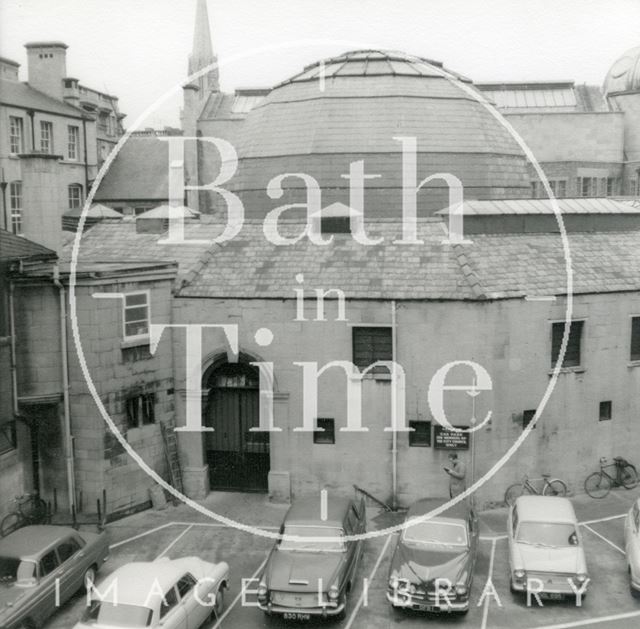 Guildhall Market and car park, Bath c.1960