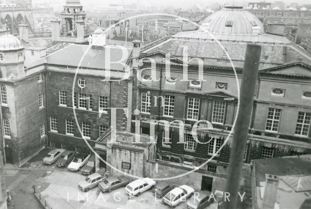 Guildhall exterior rear elevation, Bath c.1980