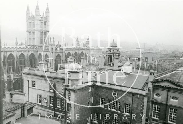 Guildhall exterior rear elevation, Bath c.1980