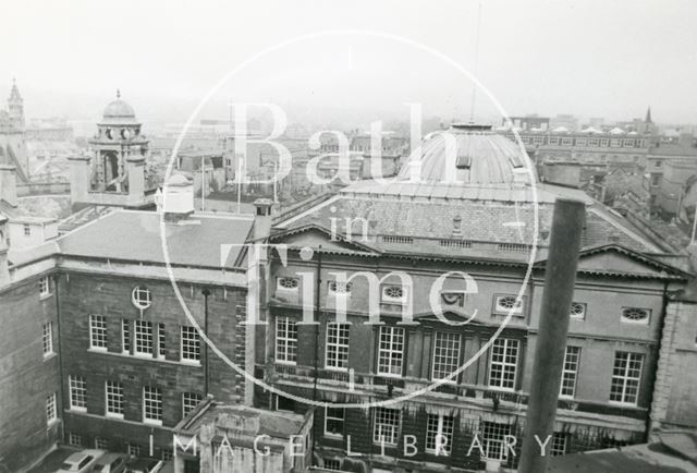 Guildhall exterior rear elevation, Bath c.1980