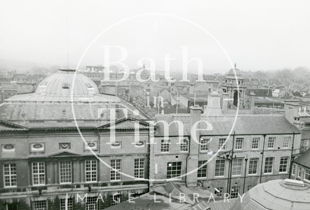 Guildhall exterior rear elevation, Bath c.1980