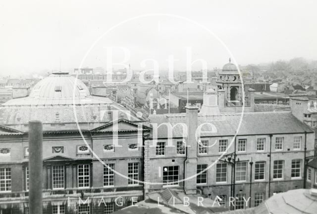 Guildhall exterior rear elevation, Bath c.1980