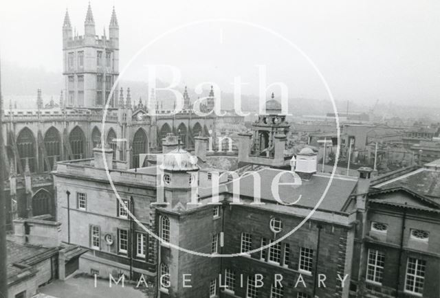 Guildhall exterior rear elevation, Bath c.1980