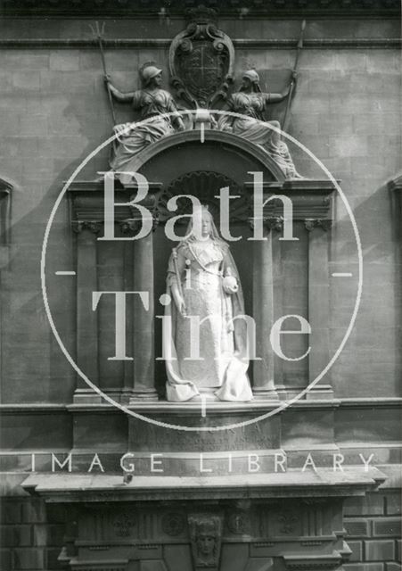 Central Lending Library exterior, Bridge Street, Bath 1961