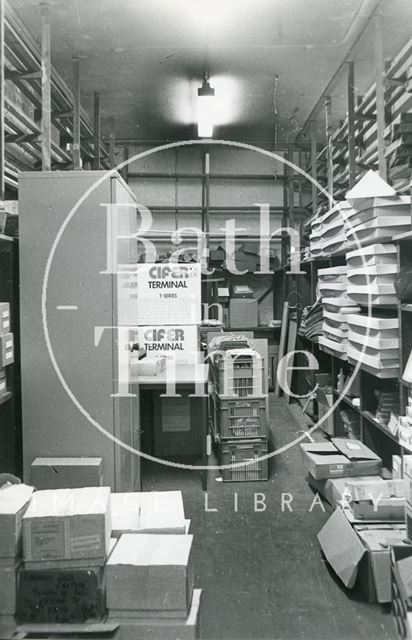 Bath Municipal Lending Library, Bridge Street - 'Times Room' 1990 prior move to Podium