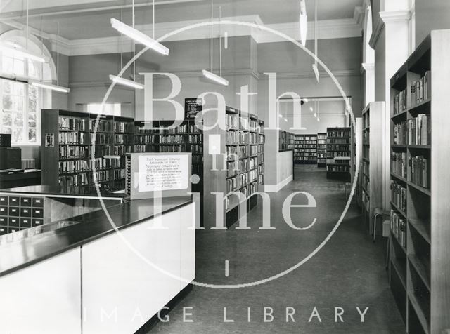 Bath Municipal Lending Library - showing completed extension and re-arrangement 1965