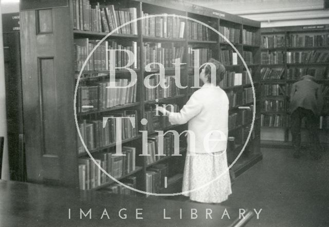 Bath Municipal Lending Library, Bridge Street, basement c.1950