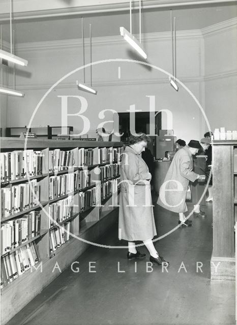 Bath Municipal Lending Library, Bridge Street, Bath 1960