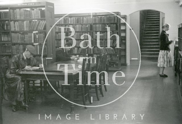 Bath Municipal Lending Library, Bridge Street, basement c.1950