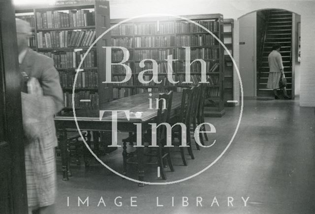 Bath Municipal Lending Library, Bridge Street, basement c.1950