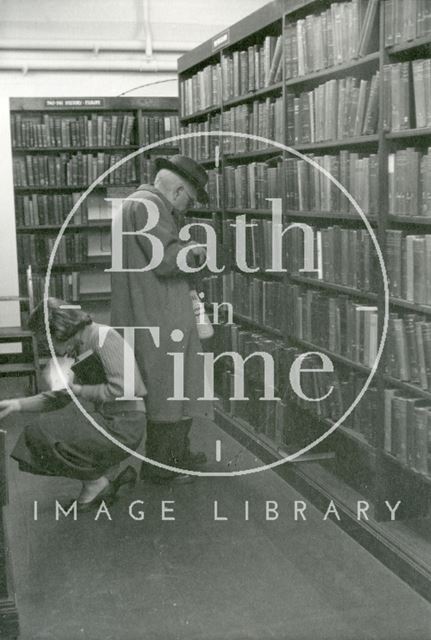 Bath Municipal Lending Library, Bridge Street, basement c.1950