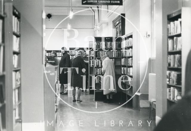 Bath Municipal Lending Library, Bridge Street, interior c.1974