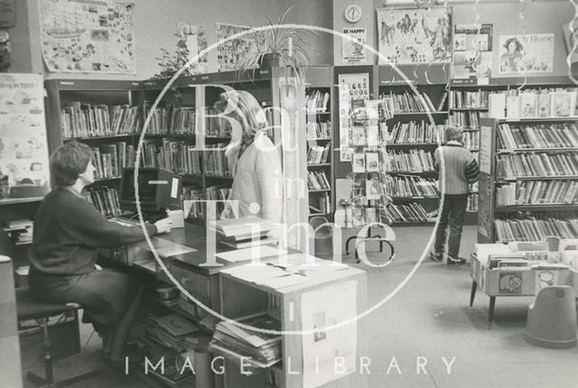 Bath Municipal Lending Library, Bridge Street - children's library 1990 prior to move to podium