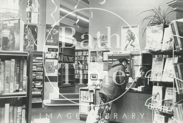 Bath Municipal Lending Library, Bridge Street - children's library 1990 prior to move to podium