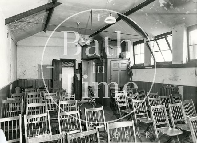 Moorland Road library before conversion, Bath 1961