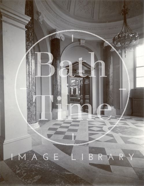 Vestibule and entrance, Victoria Art Gallery, Bridge Street, Bath c.1903