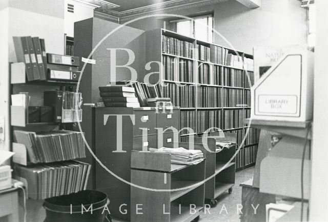 Bath Reference Library, Queen Square 1990 prior to move to Podium