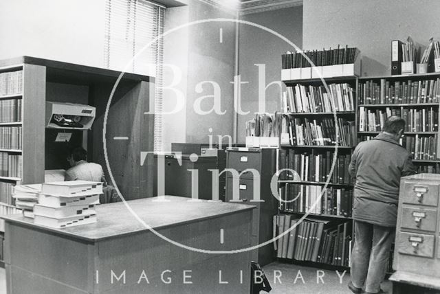 Bath Reference Library, Queen Square 1990 prior to move to Podium