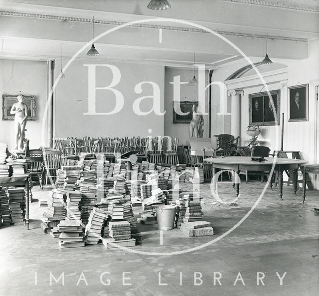 Bath Reference Library, Queen Square before conversion 1964