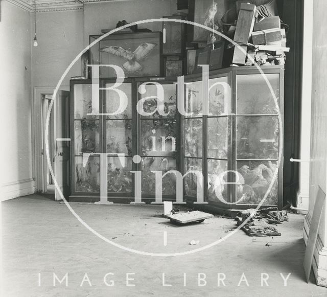 Bath Reference Library, Queen Square premises - exhibits and showcases 1960