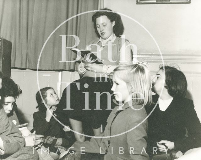 Bath Municipal Library children's story time c.1960