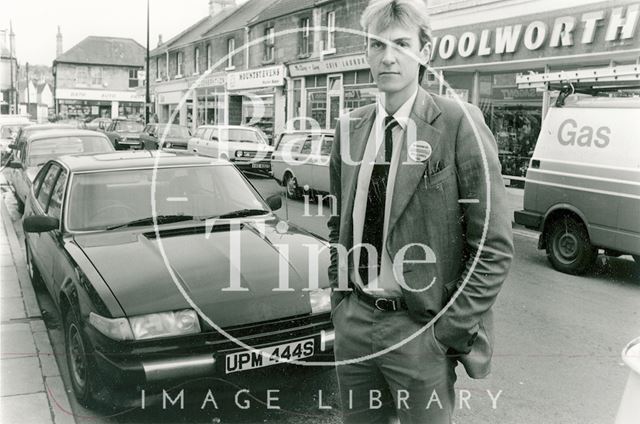 Robert Chivers (?) Manager of Woolworth Moorland Road, Oldfield Park, Bath 1987