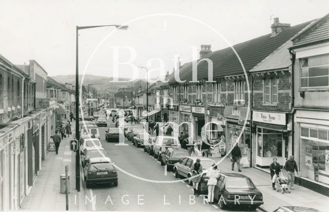 Local shops at Moorland Road, Oldfield Park, Bath 1992