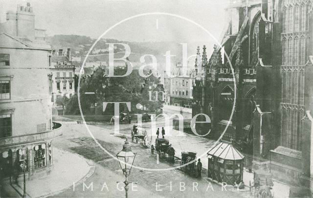 A very early view looking east of Orange Grove, Bath c.1880