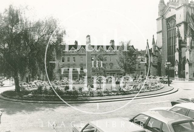 A view of Orange Grove, Bath 1987