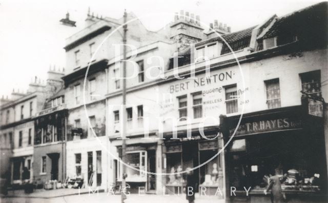 Copy of a photograph of Widcombe Parade, Claverton Street, Bath c.1950