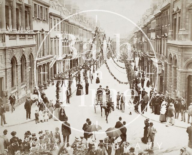 Queen Victoria Diamond Jubilee Week, Milsom Street, Bath 1897