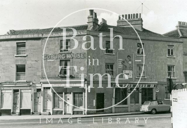 Shops on Widcombe Parade, Claverton Street, Bath c.1960