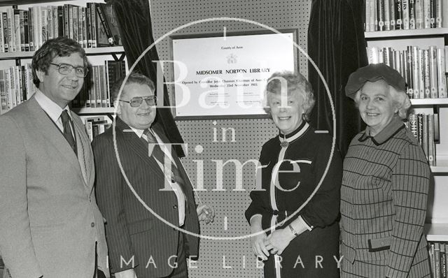 The Official Opening of the Midsomer Norton Library, Somerset 1983