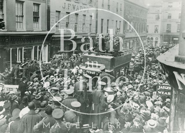 Peace Celebrations in New Bond Street, Bath 1918