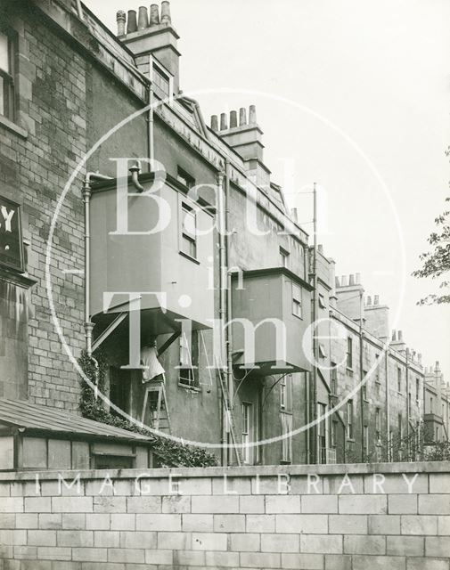 The rear of Daniel Street, Bath c.1930