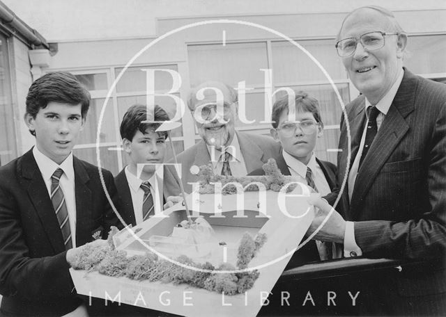 Sir Roger Bannister at Beechen Cliff School, Bath 1992