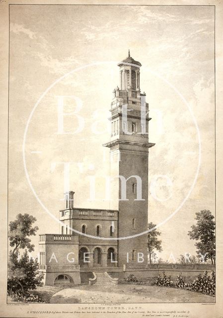 Beckford's Tower, Lansdown, Bath c.1823