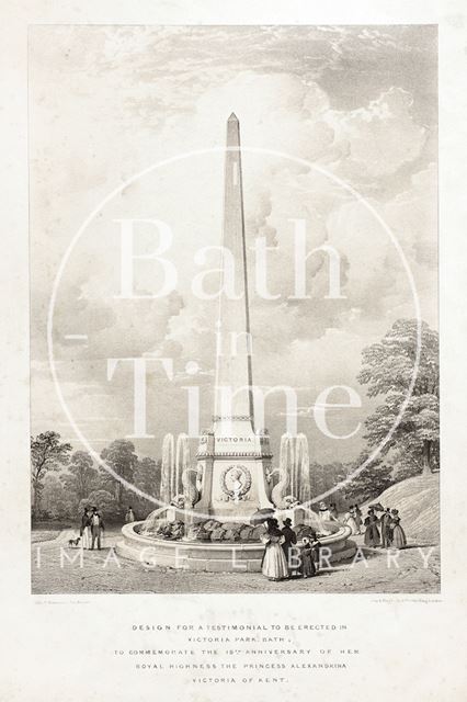 Design for a Testimonial to be Erected in Royal Victoria Park, Bath c.1837